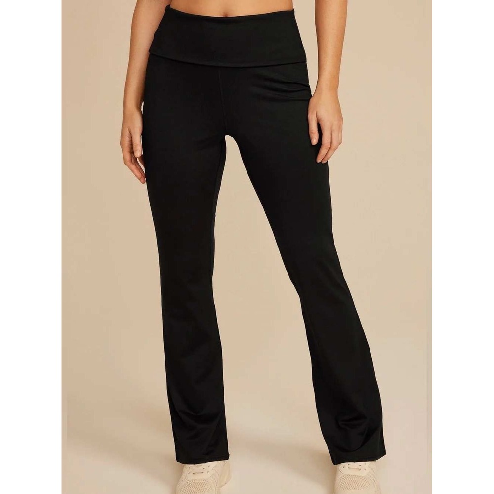 Maurices Luxe Boot Cut High Rise Women XXL Regular Black Athleisure Gym Yoga New